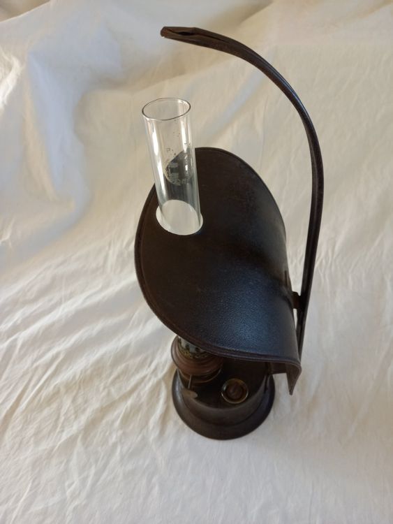 Lampe à pétrole en laiton abat-jour en sur SA