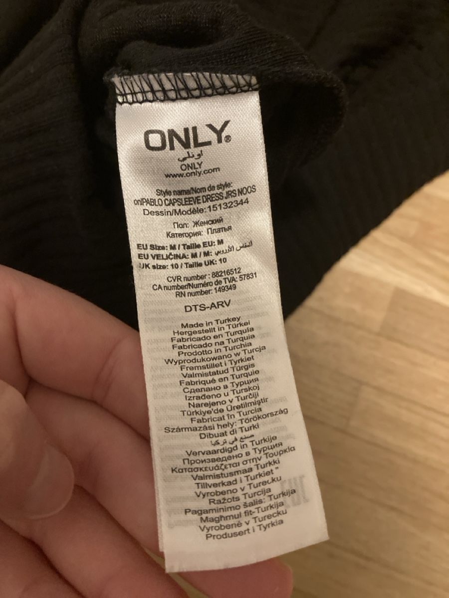 Only Vestiti: Schwarzes Freizeitkleid – Usato da Urtenen-Schönbühl venduto da alessibas 4