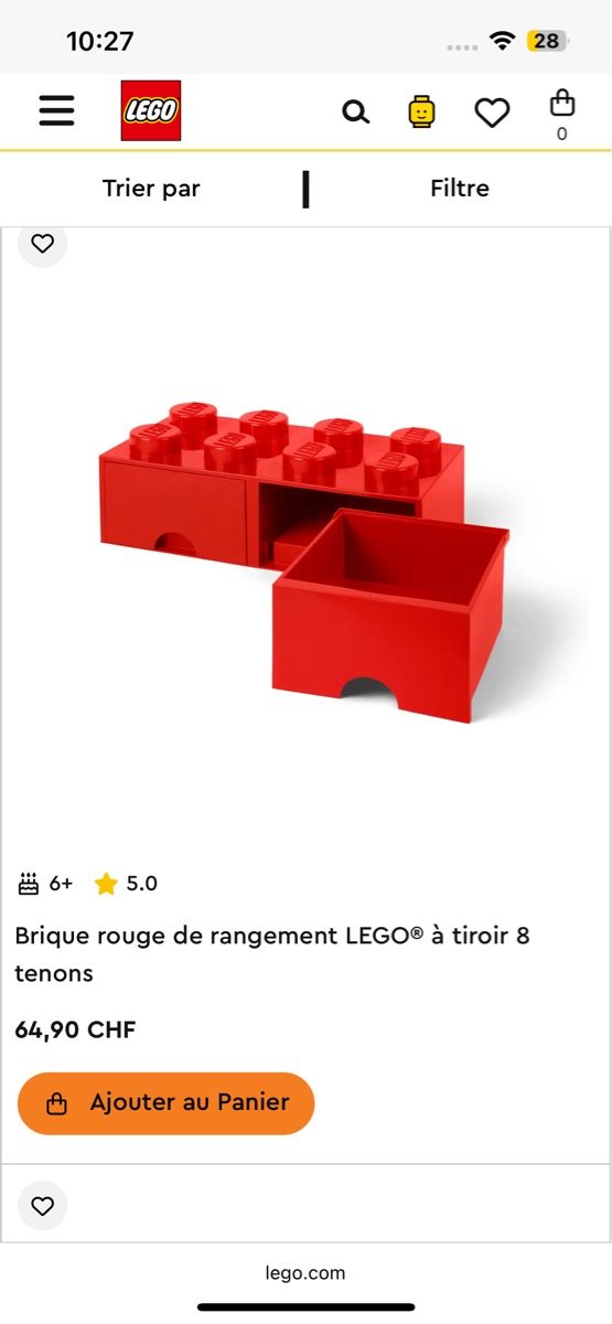 Lego Spielzeuge: Boîte de rangement LEGO® blanche – Gebraucht aus Tafers von gen_9jsb 5