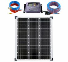 Solartronics 50W 12V Mono Solar Set