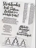 Silikonstempel Weihnachten Strahlendes Fest