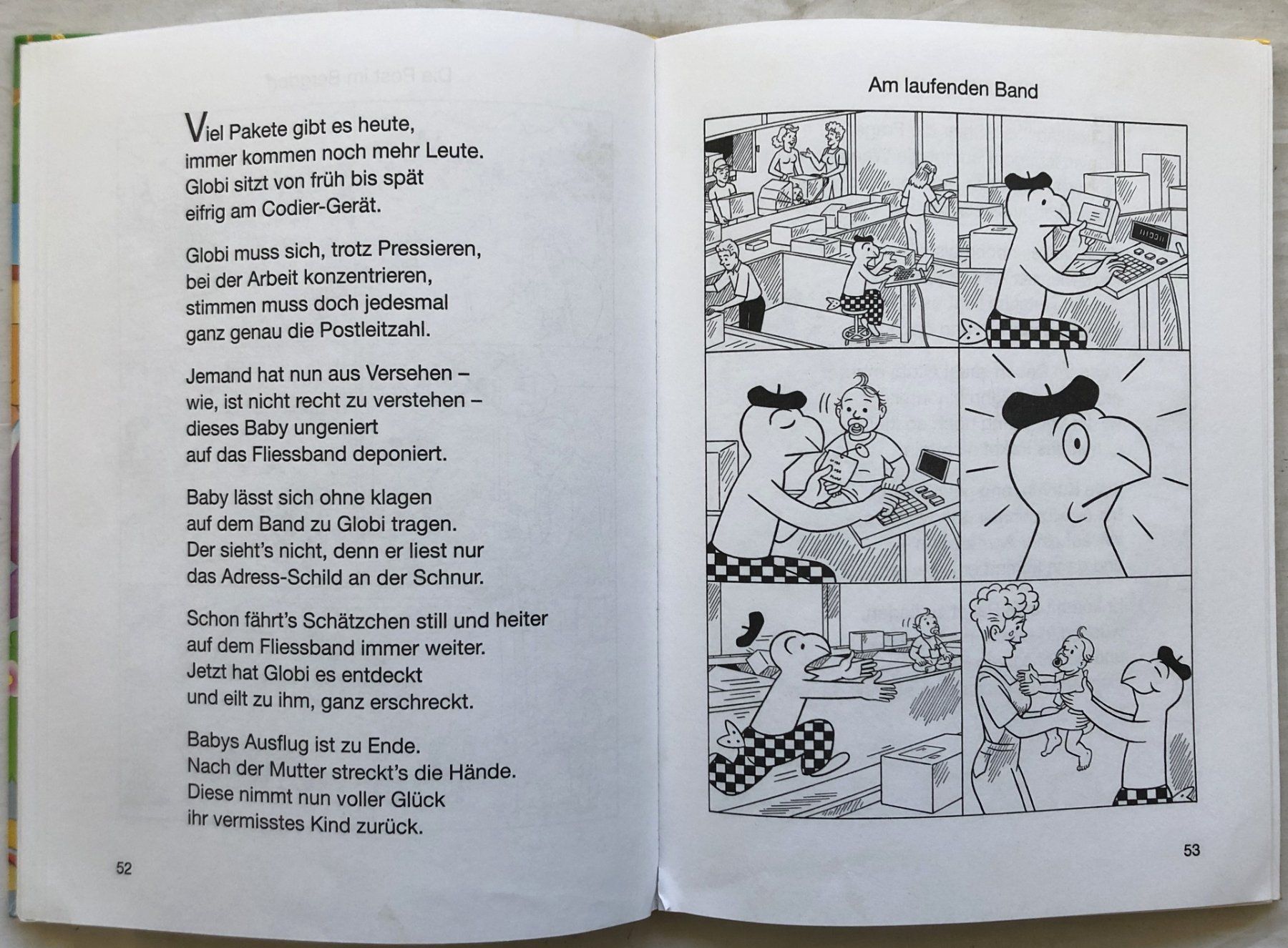 Fumetti: Globi bei der Post - Band 65 - 1.Auflage – Usato da Schaffhausen venduto da durruti 4
