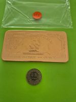 10 Unzen Kupferbarren 999 massiv (Segelschiff)