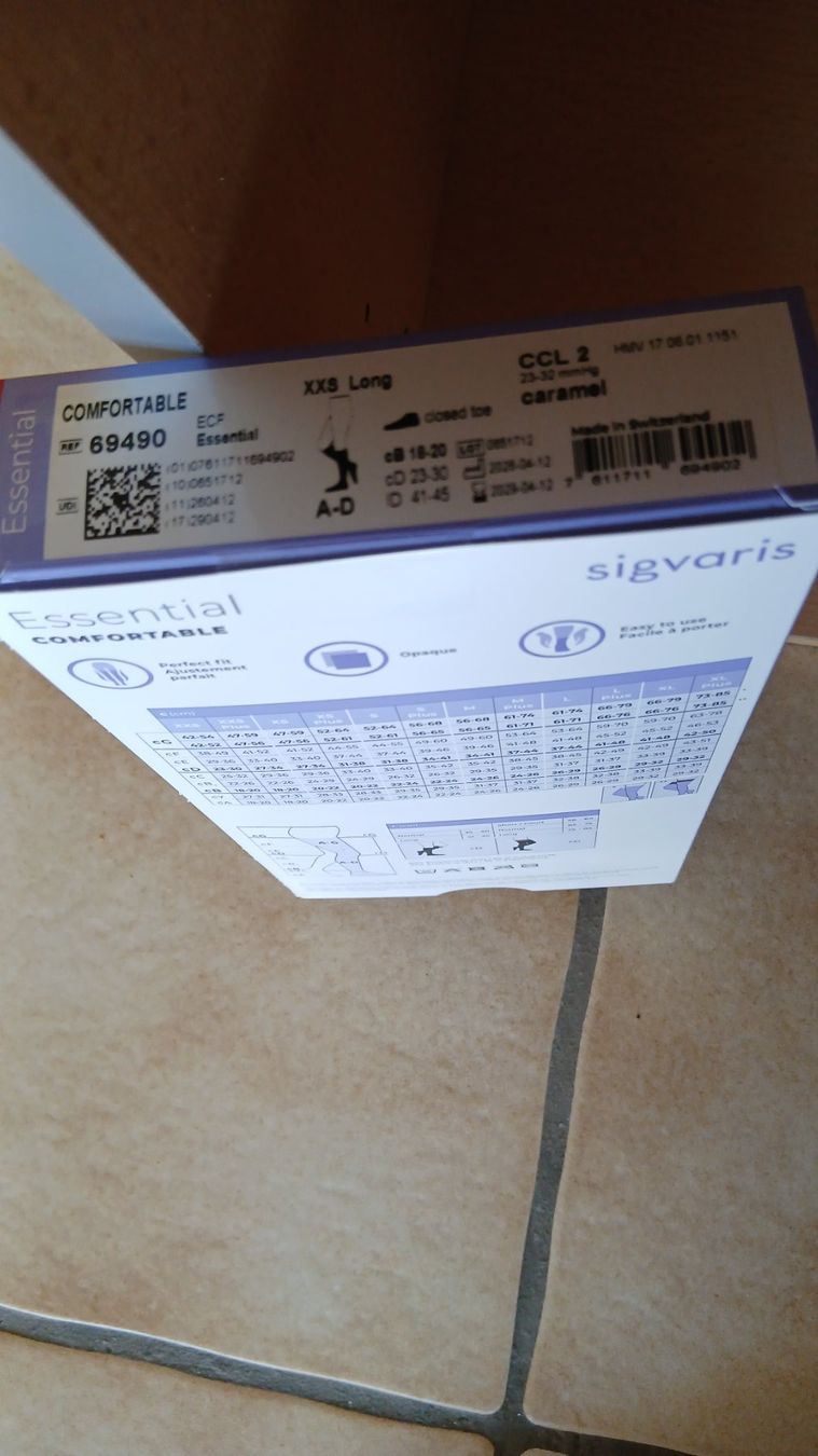 Sigvaris Socken: Kompressionsstrümpfe sigvaris  neu – Neu und originalverpackt aus Glis von Jessylini 3