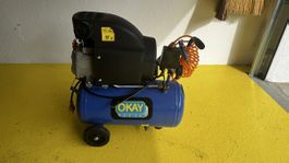 Luftkompressor OKAY POWER mit Zubeh. guter Zustand