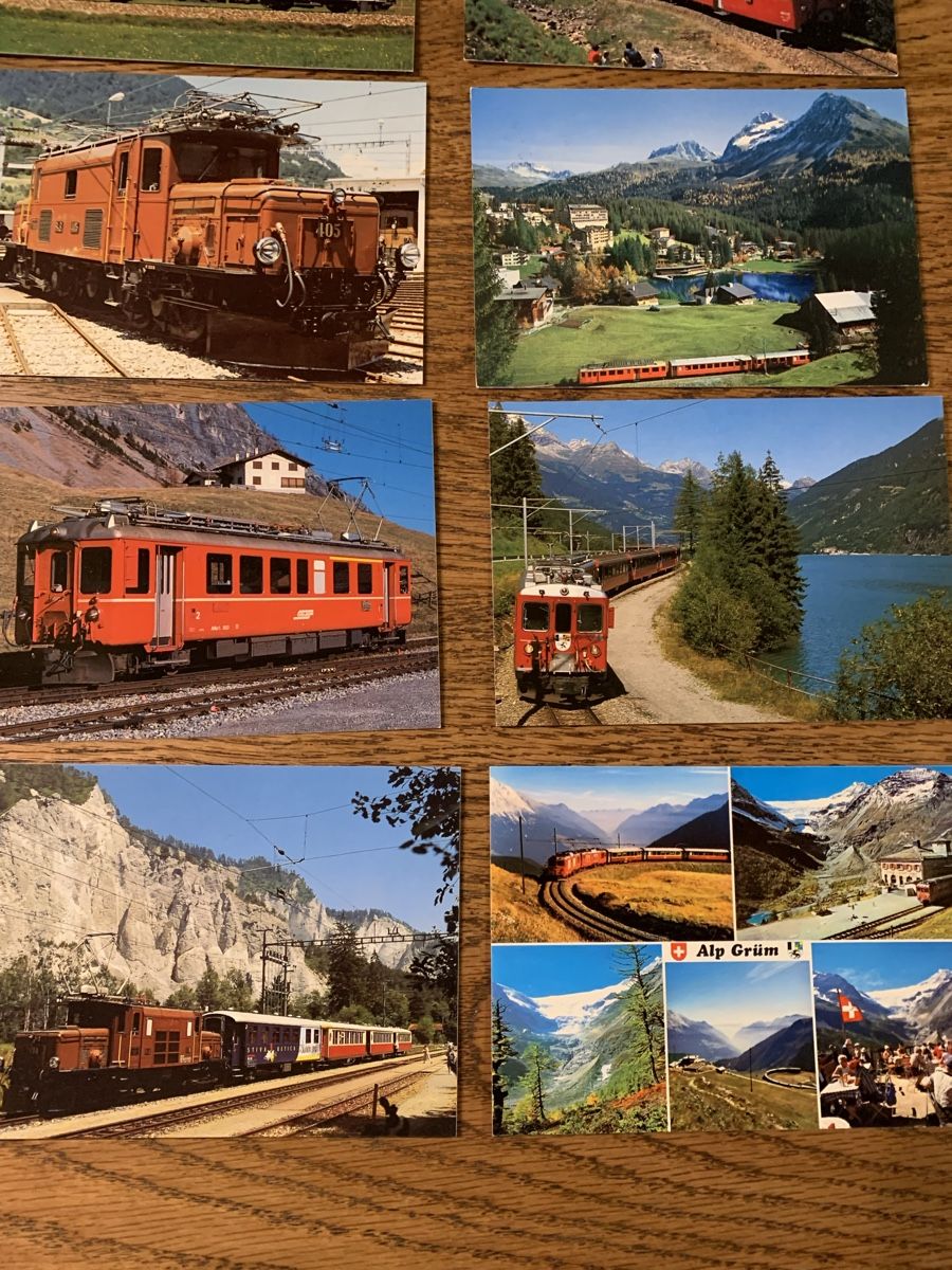 Bemo Trains électriques: Post-Ansichtskarten RhB, Set 1, Bemo – D'occasion à Winden par EmilNeu 1