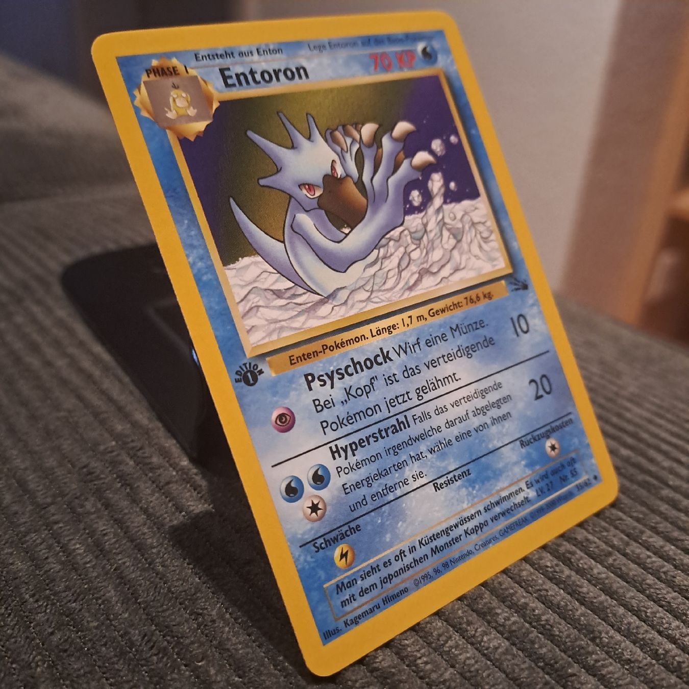 Pokémon Sammelbilder & Trading cards: Entoron, 1. Edition, Fossil 35/62 – Neu (gemäss Beschreibung) aus Düdingen von Ruge91 1