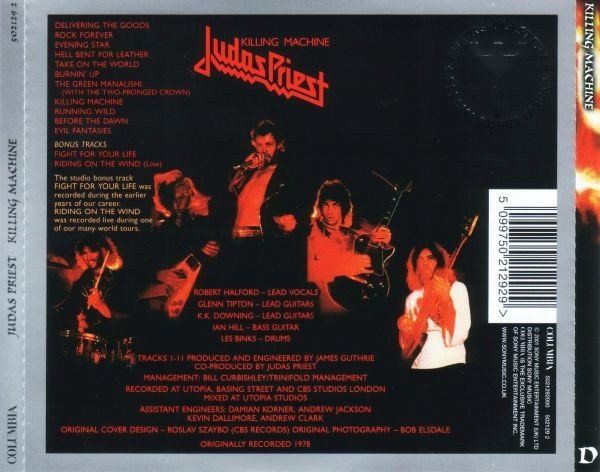 CDs: Judas Priest: Killing Machine CD Bonustracks – Neu und originalverpackt aus Steinhausen von Vilivinili 1