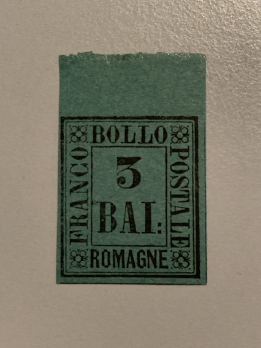 Alle Briefmarken: Italien antik, 1859, 5 BAL Bogenrand – Gebraucht aus Küssnacht a. Rigi von Unique-Valuable