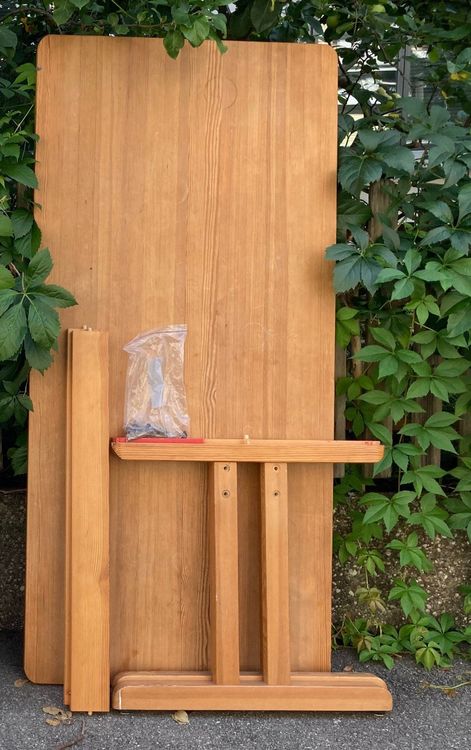 Pool-Stickhalter Aus Massivholz – Für 3 Queues, Mit Zupfer Und Tasche (Mahagoni)