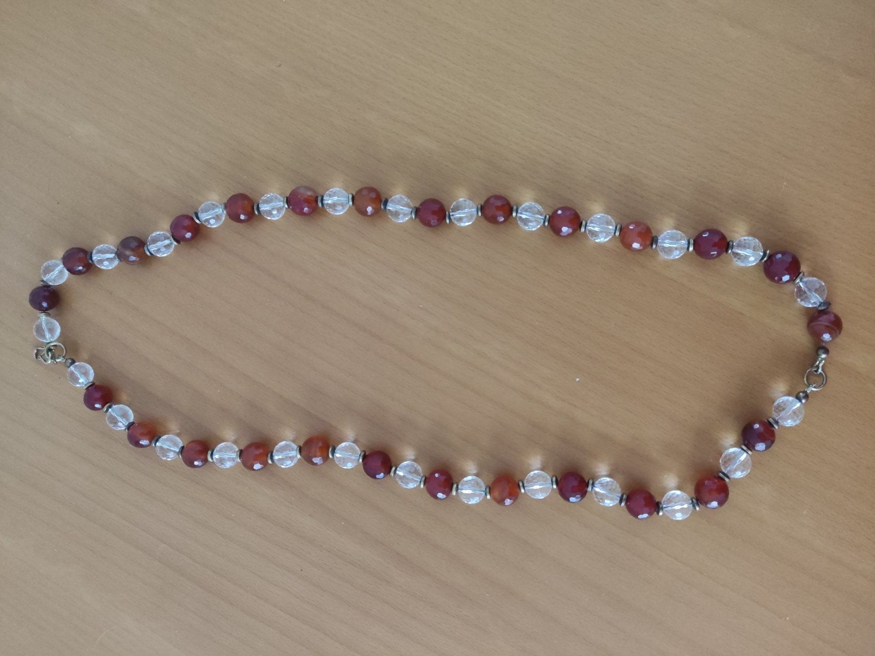 Catenine: Edelsteinkette 925 Silber vergoldet – Usato da Münchenbuchsee venduto da Cori1968