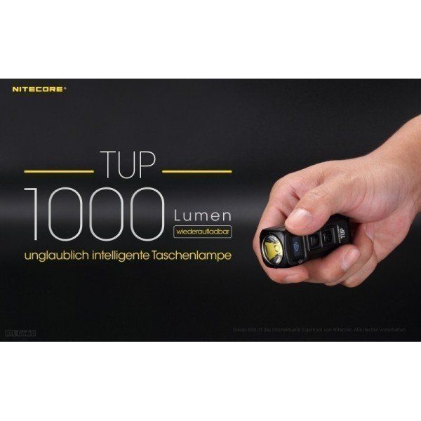 NiteCore Lampade: starke Schlüsselbundleuchte NiteCore TUP – Nuovo e nell'imballaggio originale da Grüningen venduto da Prolumin 1