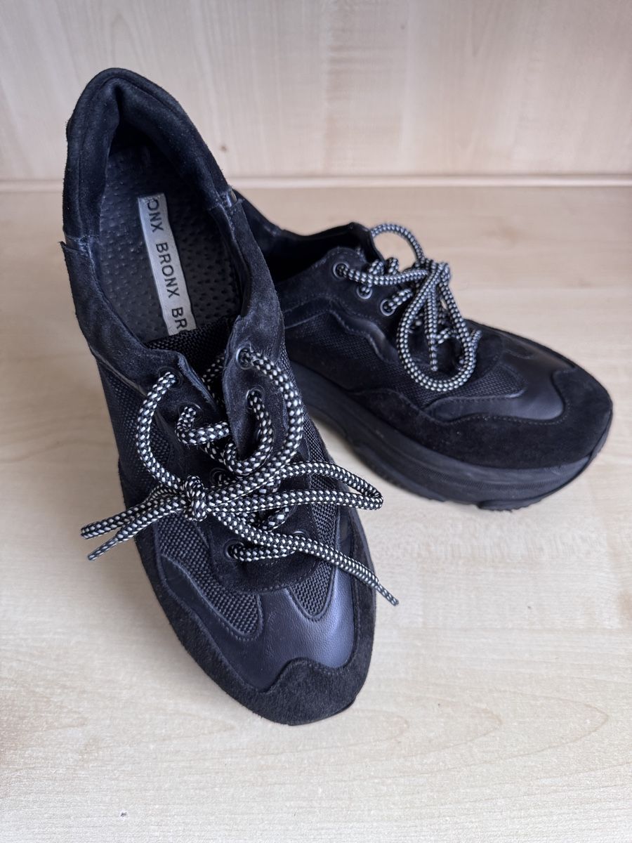 Scarpe da donna: Bronx black chunky sneakers - size 38 – Nuovo (secondo la descrizione) da Genève venduto da swissjojo 2