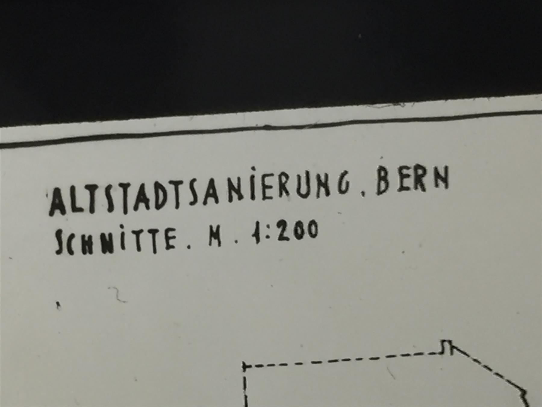 Posters & Illustrations: Altstadt Sanierung Bern, 2 Diapositive – D'occasion à Bern par Jwpm66 5