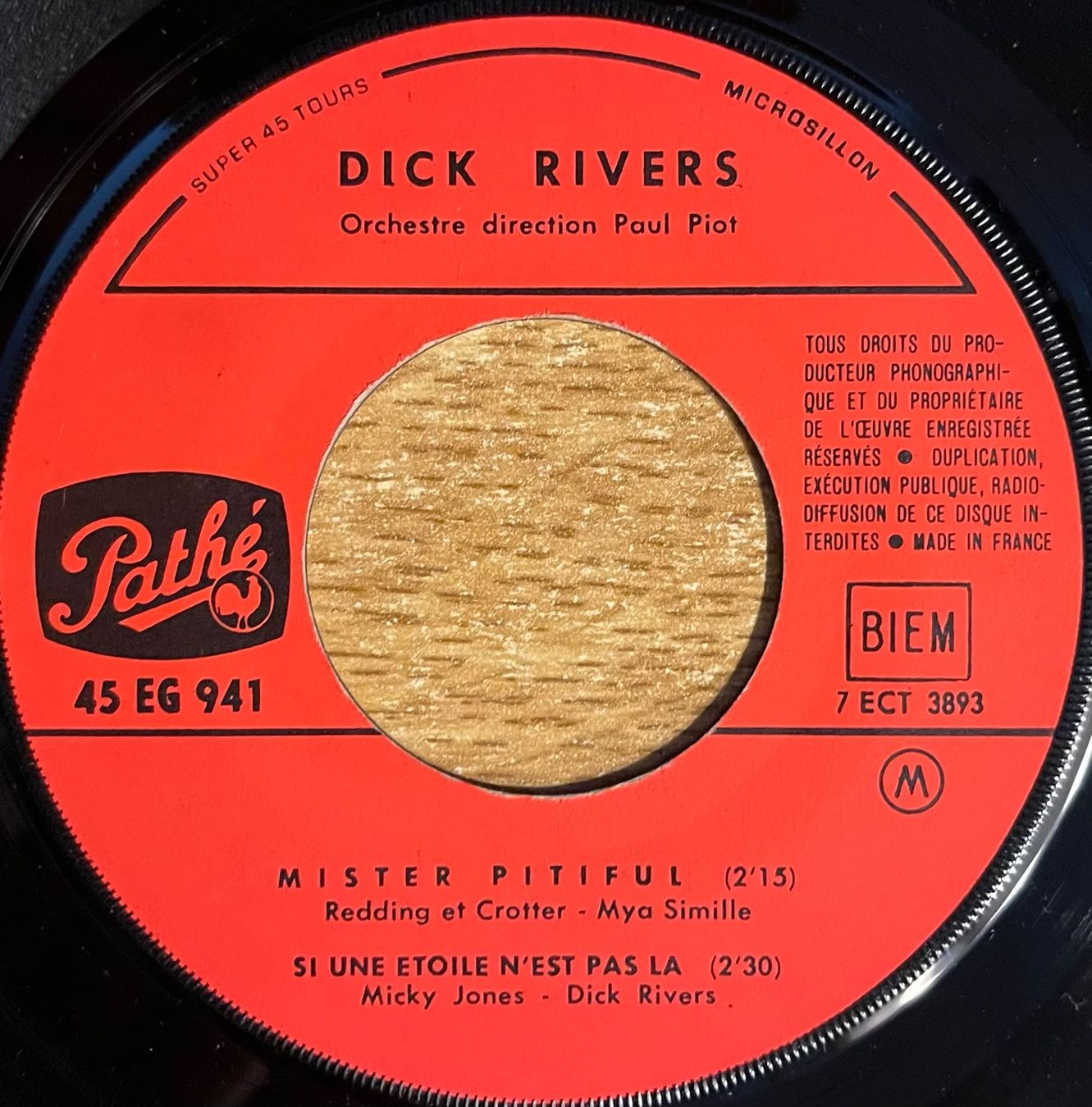 Schallplatten: DICK RIVERS - MISTER PITIFUL – Gebraucht aus Bussigny von vinyl-pas-cher 3