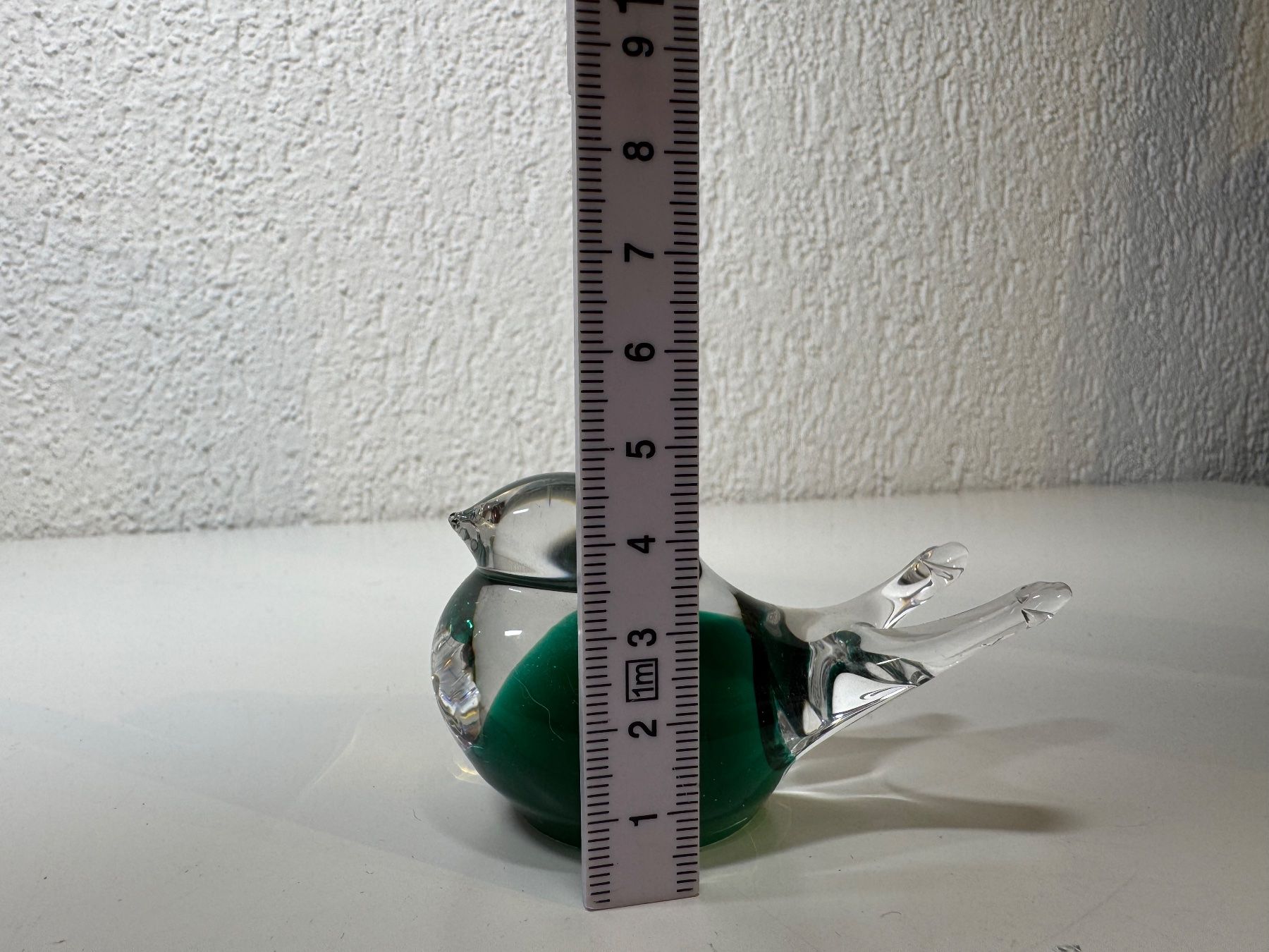 Statuette: Briefbeschwerer aus Glas in Vogelform – Usato da Grosswangen venduto da Second_hand_paradise 2