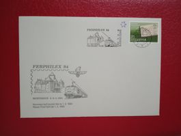 Sonderbrief Ferphilex 1984 Montreux