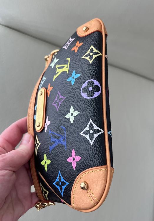 Louis Vuitton Monogram Multicolor Pochette Milla mm Black