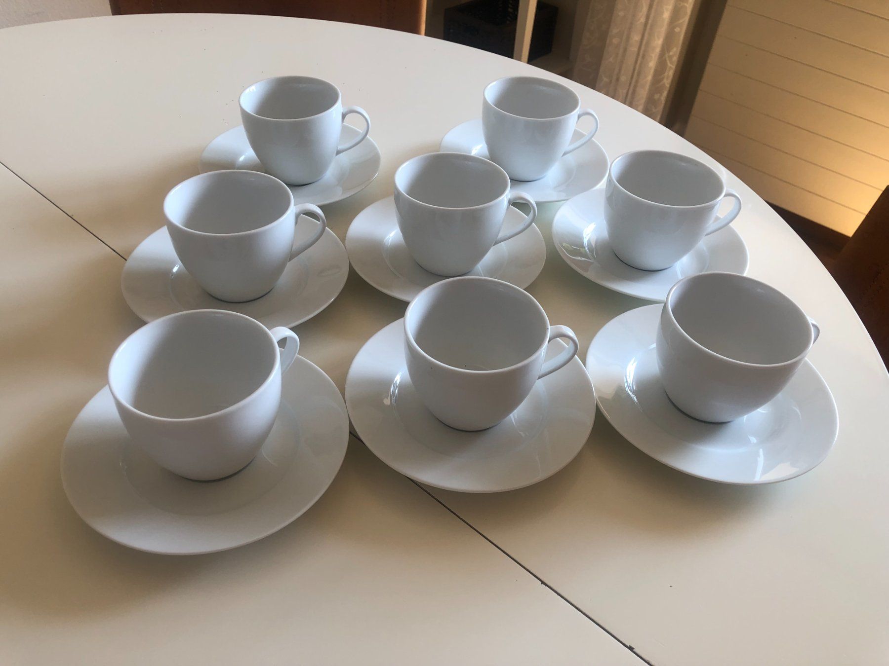 Tasses: Kaffeetassen weiss Cucina & Tavola Basic – D'occasion à Bassersdorf par sammelfloh 2