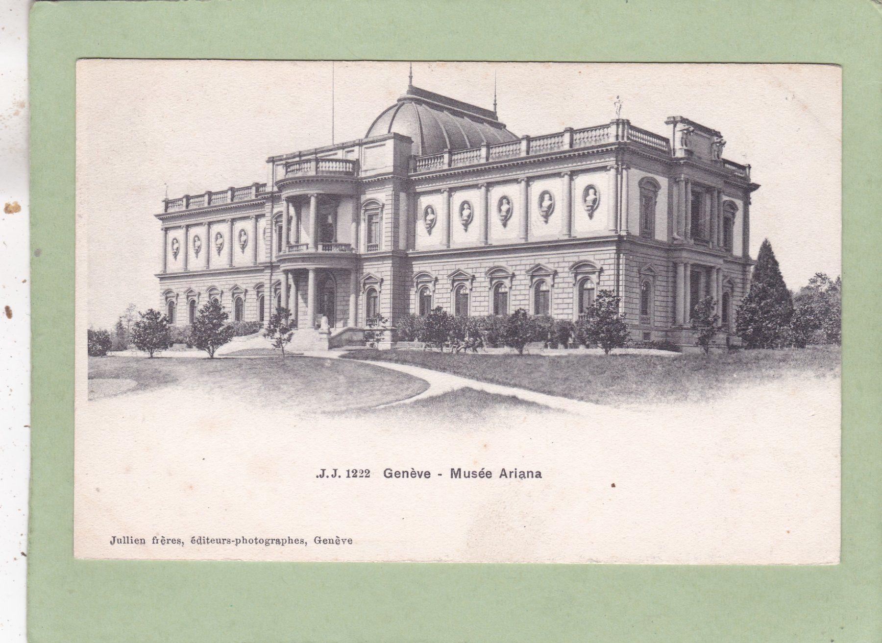 Cartoline postali: Genève Musée Ariana – Usato da Herisau venduto da Lisegrat2008