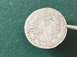 Silbermünze  1765 historische Münze