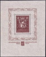 1934 LIE, VADUZ-Block Nr. 104 postfr. **, tadelloser Block!
