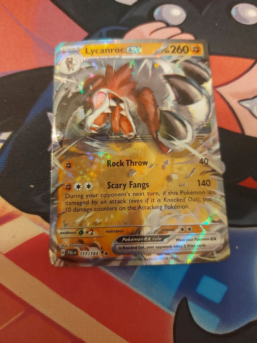 Pokémon Sammelbilder & Trading cards: Lycanroc EX PAL EN #117 – Gebraucht aus Biasca von Sara_Poke123