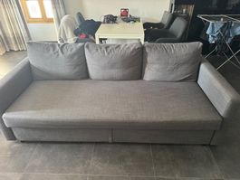 IKEA Schlafsofa grau ausziehbar gebrauchter Zustand