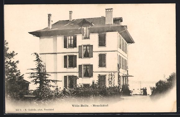 Cartes postales: AK Neuchatel, Villa-Belle – D'occasion à Berlin par bartko-reher