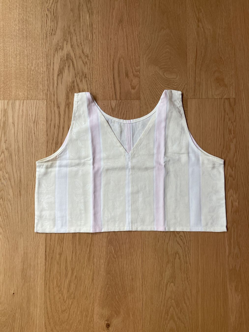 Top: Crop Top in Vintage Stoff – Usato da Zürich venduto da man_yb8d