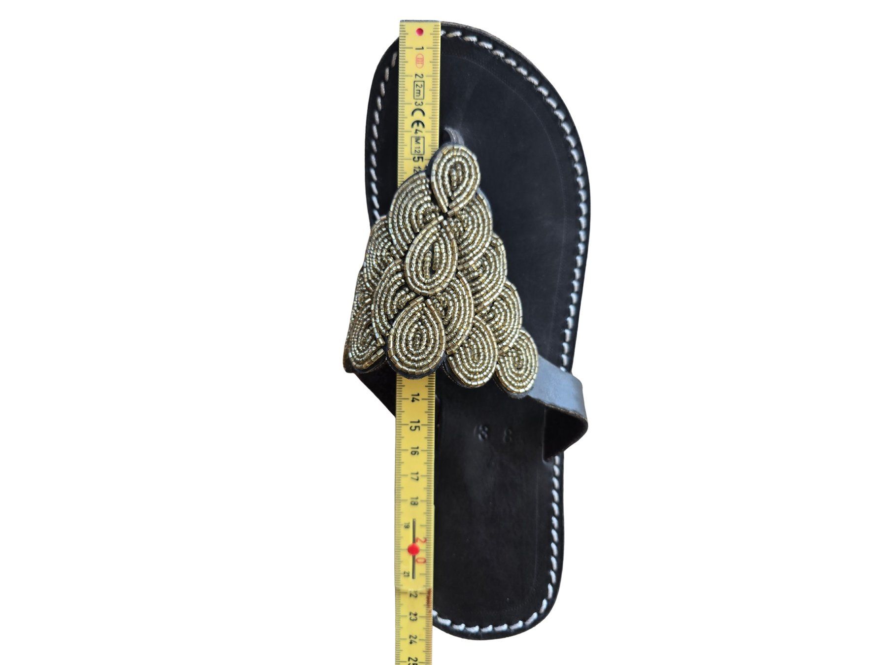 Scarpe da donna: Handgemachte Leder-Sandalen - Gold 38 – Nuovo e nell'imballaggio originale da Brione s. Minusio venduto da Littleninja 3