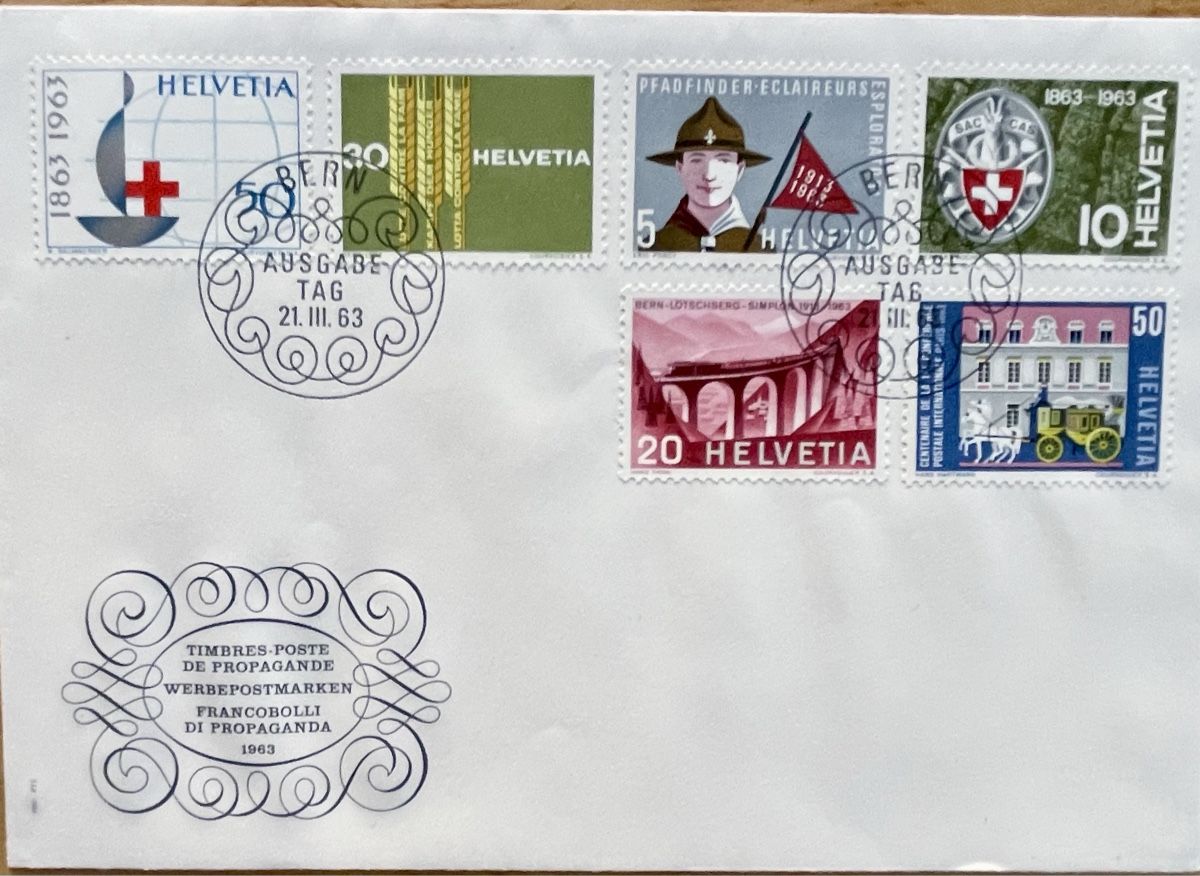 Alle Briefmarken: 10 CH-Ersttagsbriefe 1961-1971, s. Abbildungen – Gebraucht aus Rorschach von Ziltenera 3