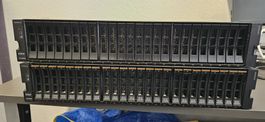 Lenovo V3700 V2 Storage (2x) / 6xSSD, 16xSAS / FC Adapter