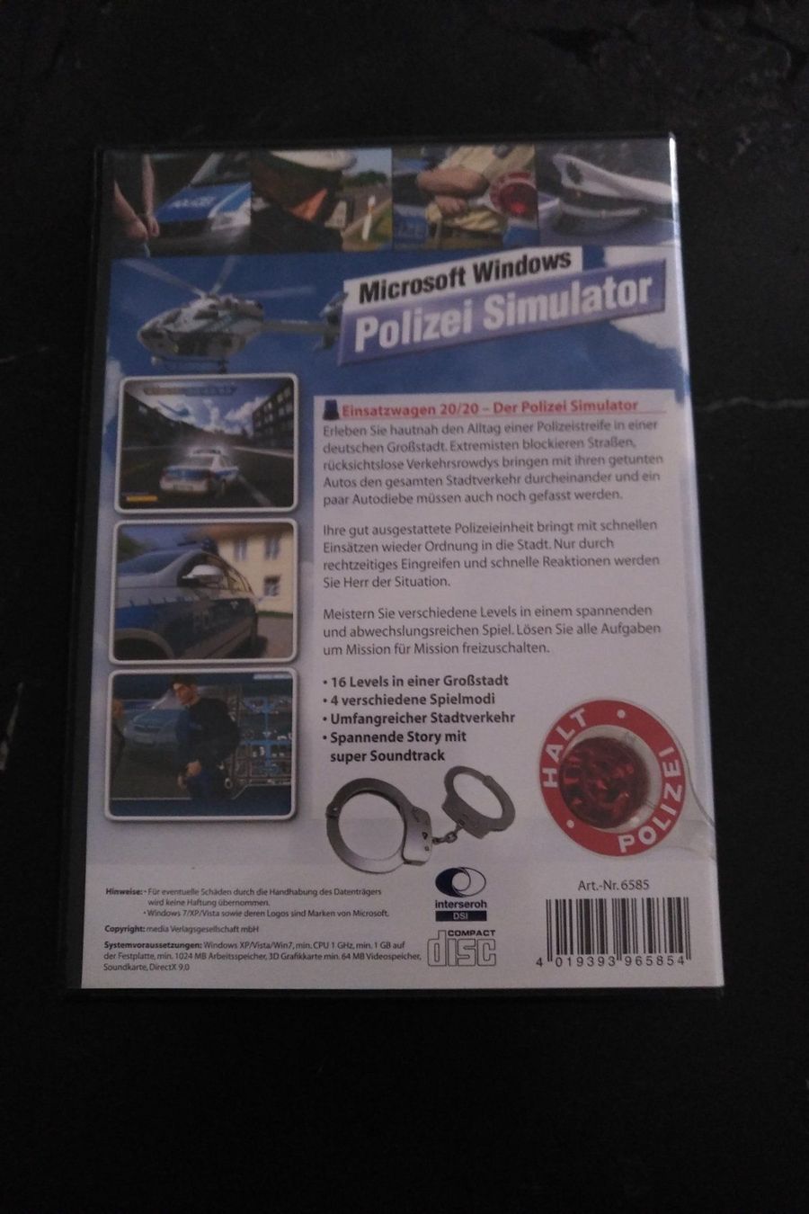 Microsoft Giochi: PC Spiel - Polizei Simulator – Usato da Biel/Bienne venduto da Eric070 2