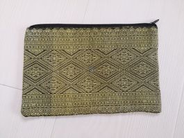 🤩BOHO-CHIC 3 HANDGEMACHTE ETHNO NECESSAIRE-SET FARBIG NEU