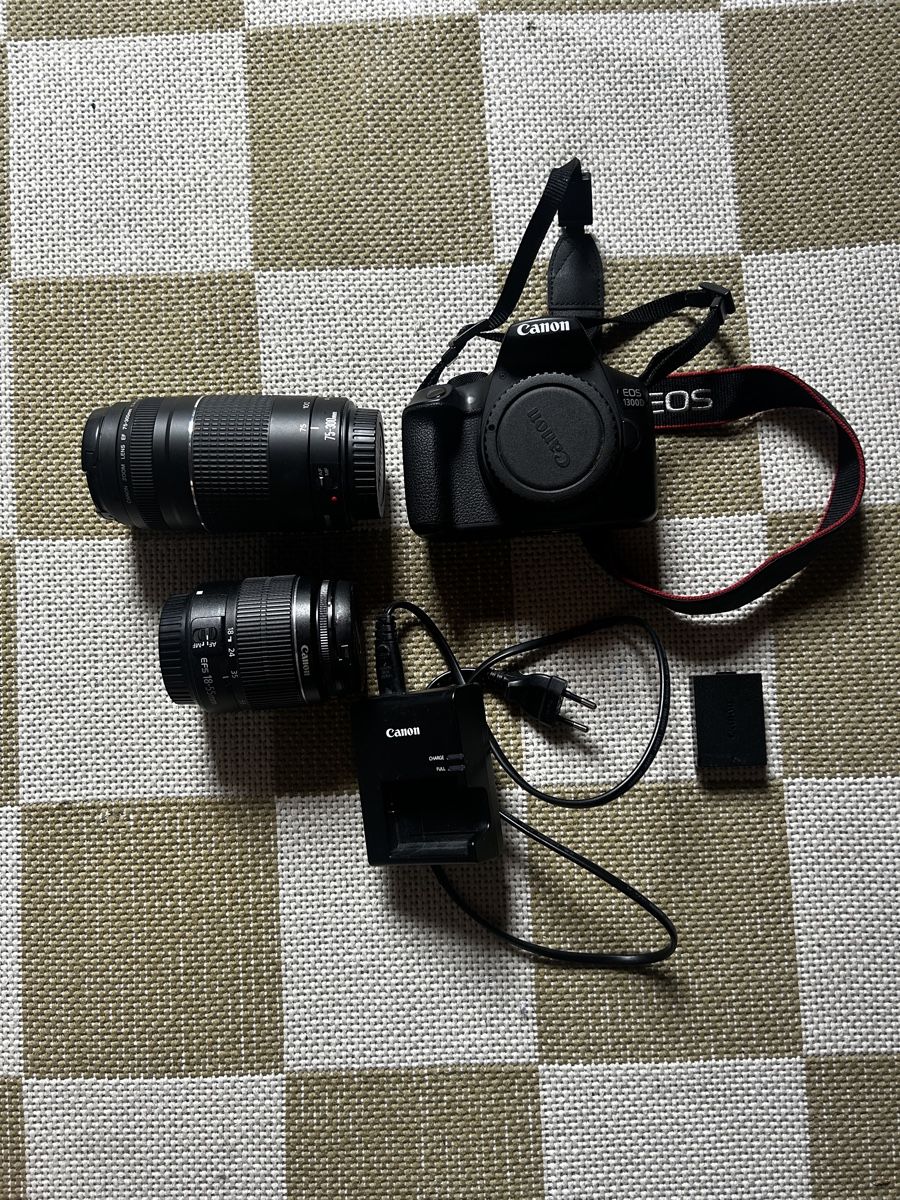 Canon Fotocamera: Canon EOS 1300D mit 2 Objektiven – Nuovo (secondo la descrizione) da Aarau venduto da jul_cmd8