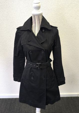 Stefanel Trechcoat schwarz