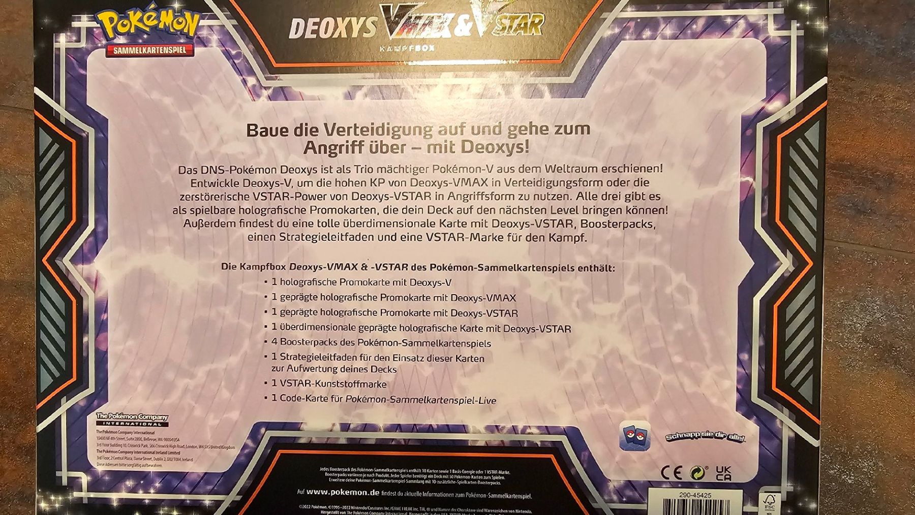 Pokémon Carte collezionabili: Pokémon Deoxys VStar und VMax Set – Nuovo e nell'imballaggio originale da Derendingen venduto da Mrtaz 3