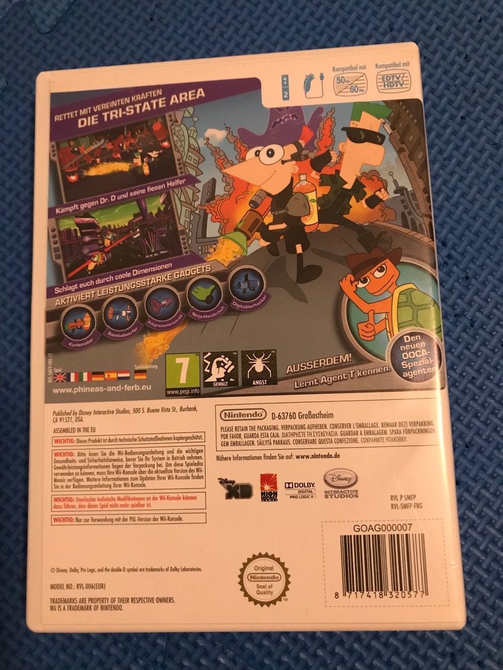 Nintendo Giochi: Disney Phineas und Ferb quer durch die 2 Dimension Wii – Usato da Gossau SG venduto da schlitzerdemon 2