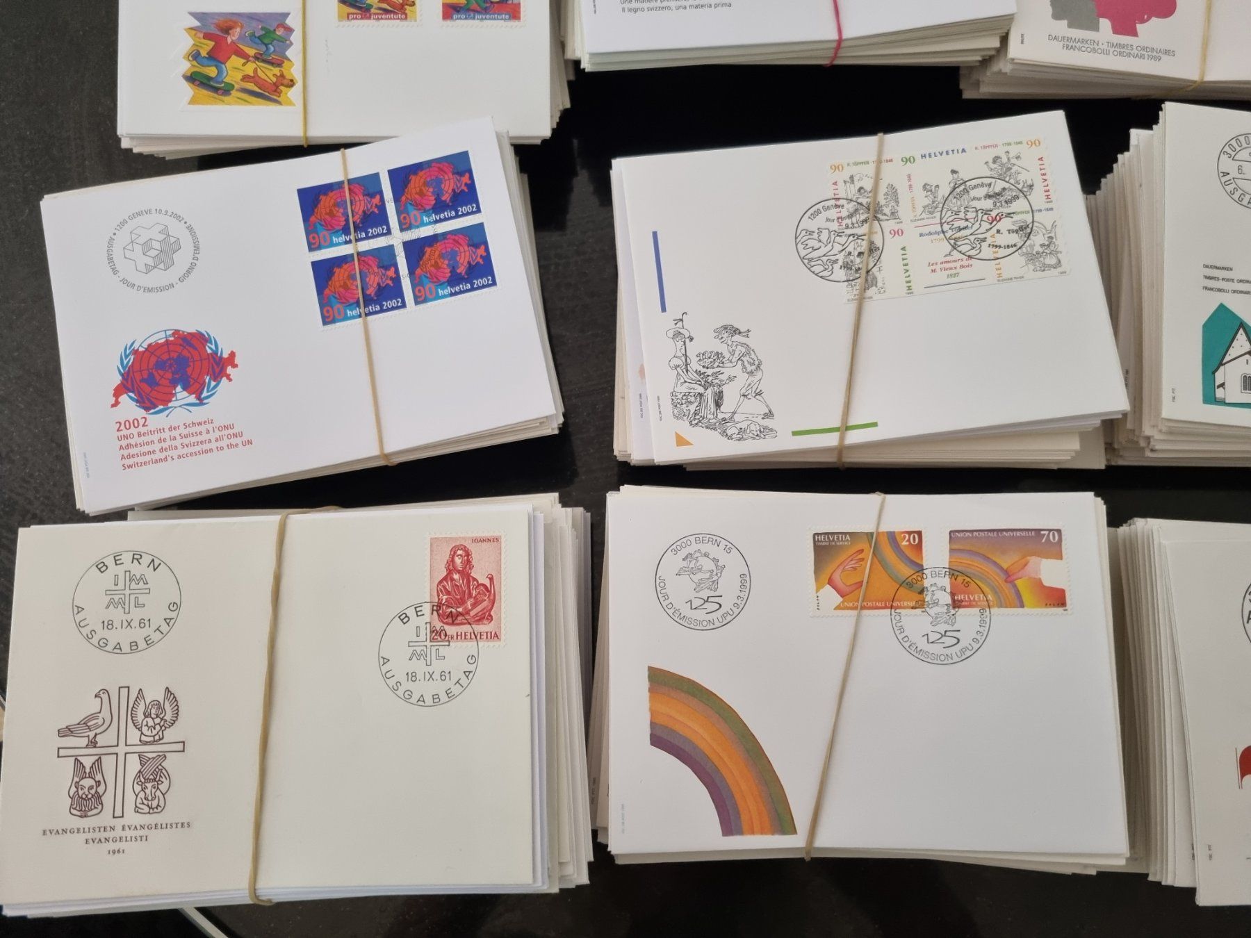 Tous les timbres: Posten mit gut 1500 CH FDC Briefe – D'occasion à Gümligen par Geniusbuy 2