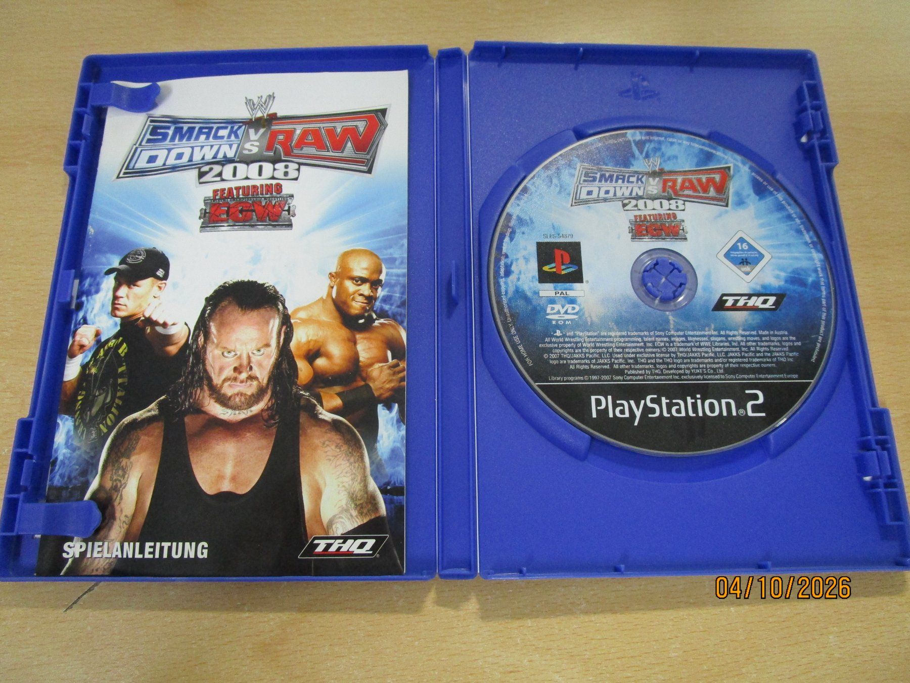 Sony Giochi: WWE Smackdown vs RAW 2008 Sony Playstation 2 PS2 – Usato da Goldau venduto da agestuffer 2