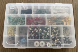 Leuchtdioden, Druckschalter gemäss Fotos; inkl. Sammelbox