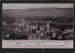 Gruss aus Thal SG , gel. 1903