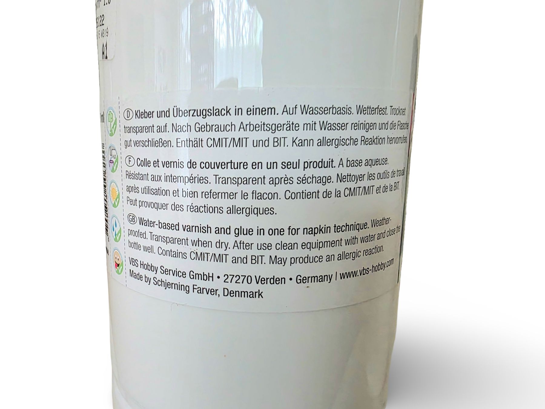 Tovaglioli: VBS Servietten-Lack "Matt", 2 x 1 Liter – Nuovo e nell'imballaggio originale da Oberdorf SO venduto da julian027 1