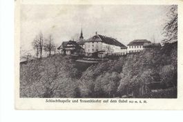 Menzingen ZG Schlachtkapelle und Frauenkloster auf dem Gubel
