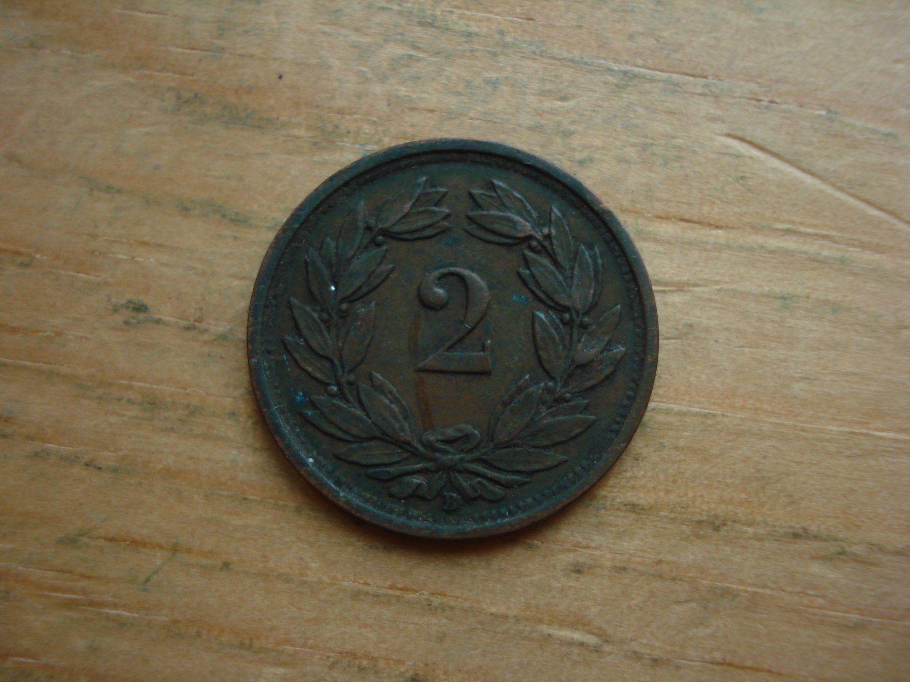 Alle Münzen: (S) 2 Rappen 1927 – Gebraucht aus Erlach von Net-Coins 1