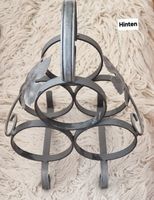 Weinflaschenhalter Metall, Vintage Design, Top Zustand