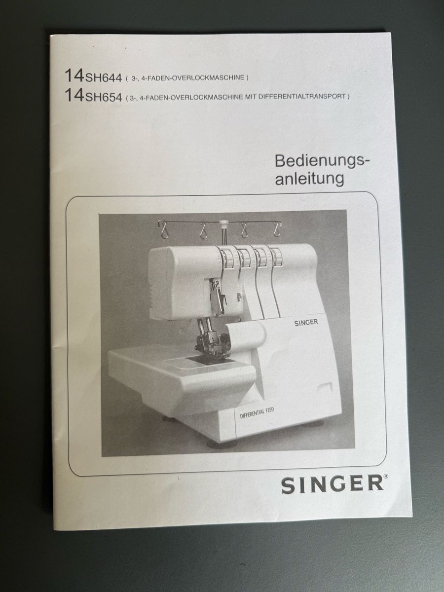 Singer Macchine da cucire: Overlock Maschine Singer – Usato da Bern venduto da mutz147 3
