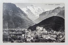 Postkarte Interlaken-Jungfrau