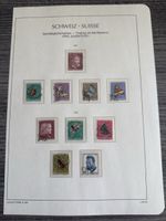 Schweiz Pro Juventute Briefmarken Sammlung 1952-1953